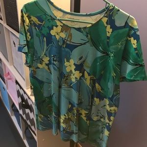 Croft & Barrow print top